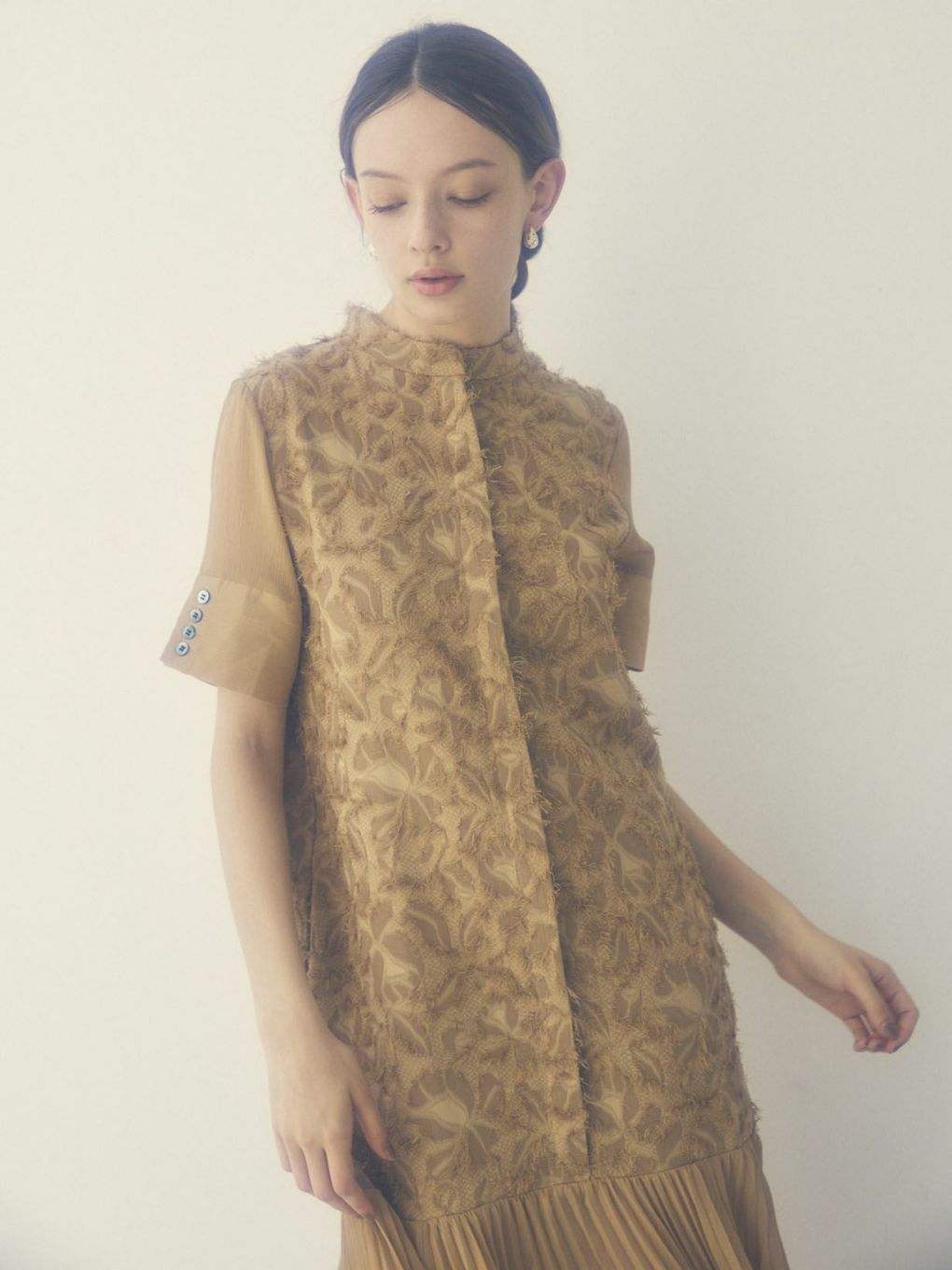 THE 3D JACQUARD DRESS | Puff designs パフデザインズ