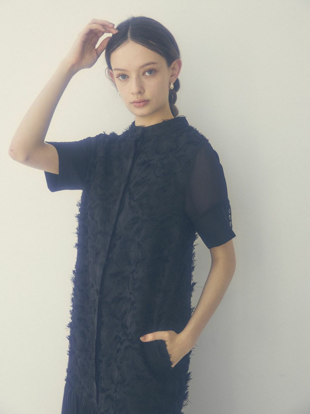 THE 3D JACQUARD DRESS | Puff designs パフデザインズ THE 3D JACQUARD DRESS | Puff designs パフデザインズ