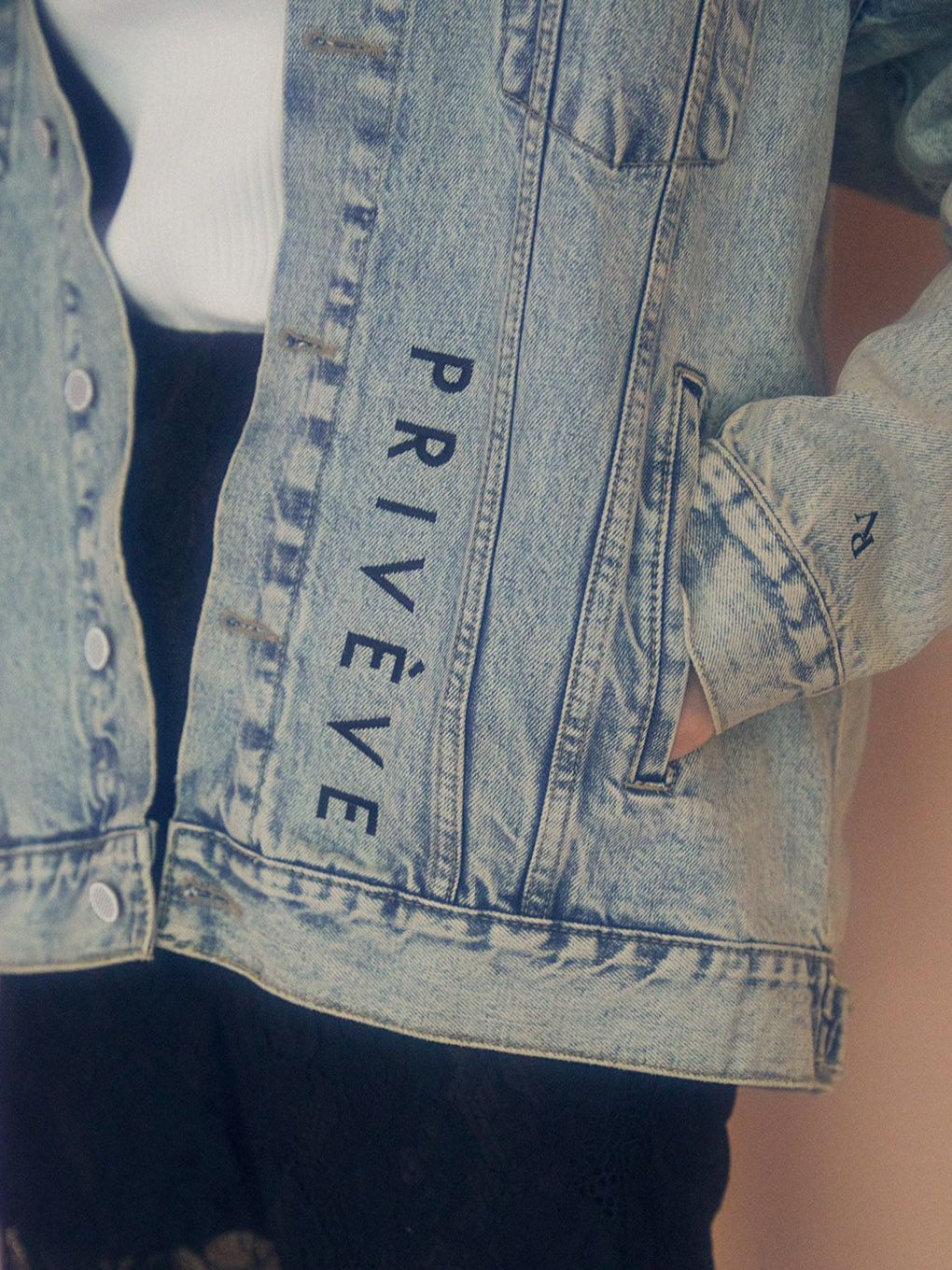 THE VINTAGE WASH DENIM JACKET | Puff designs パフデザインズ