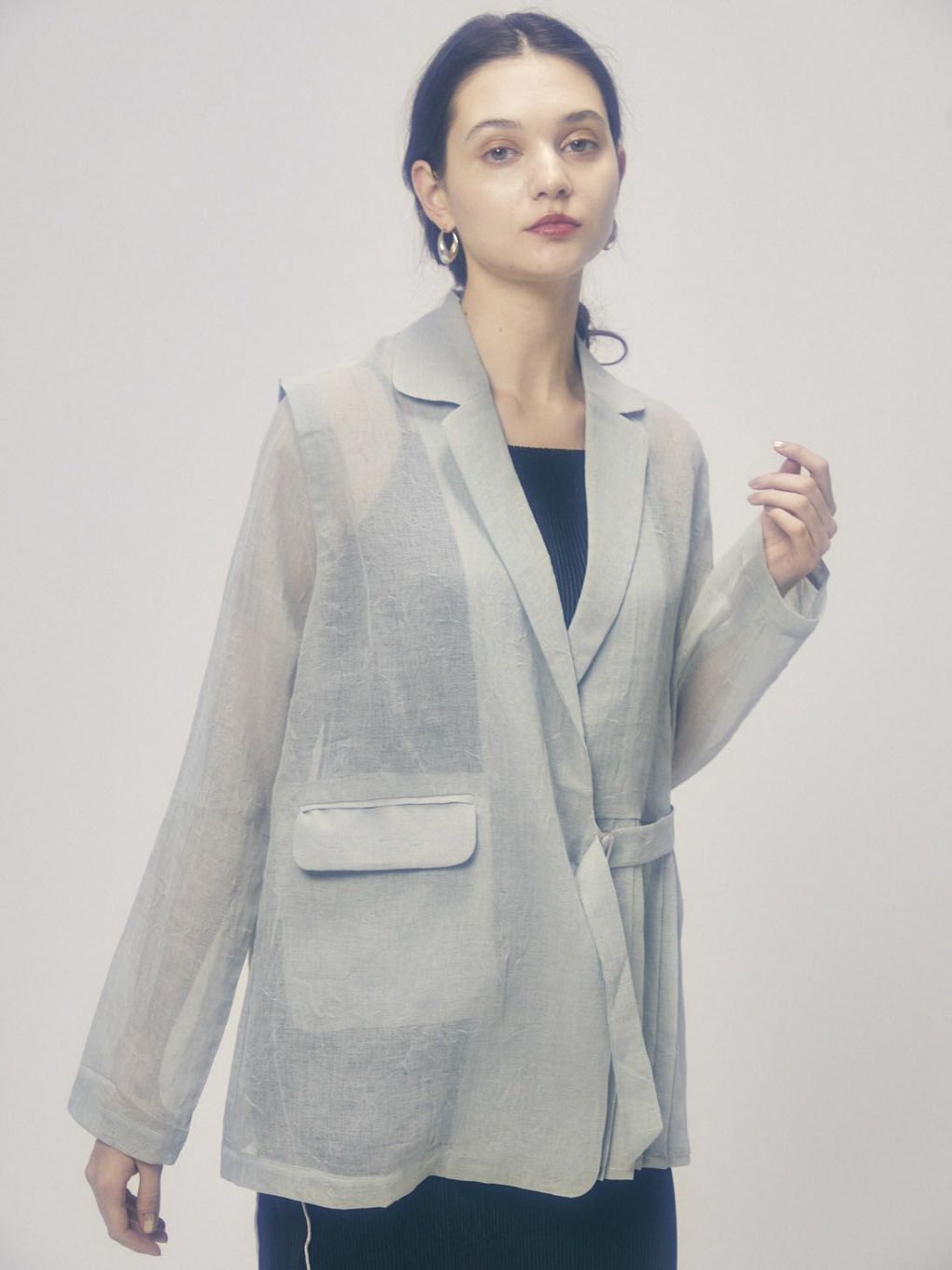 THE SHEER ASYMMETRY JACKET