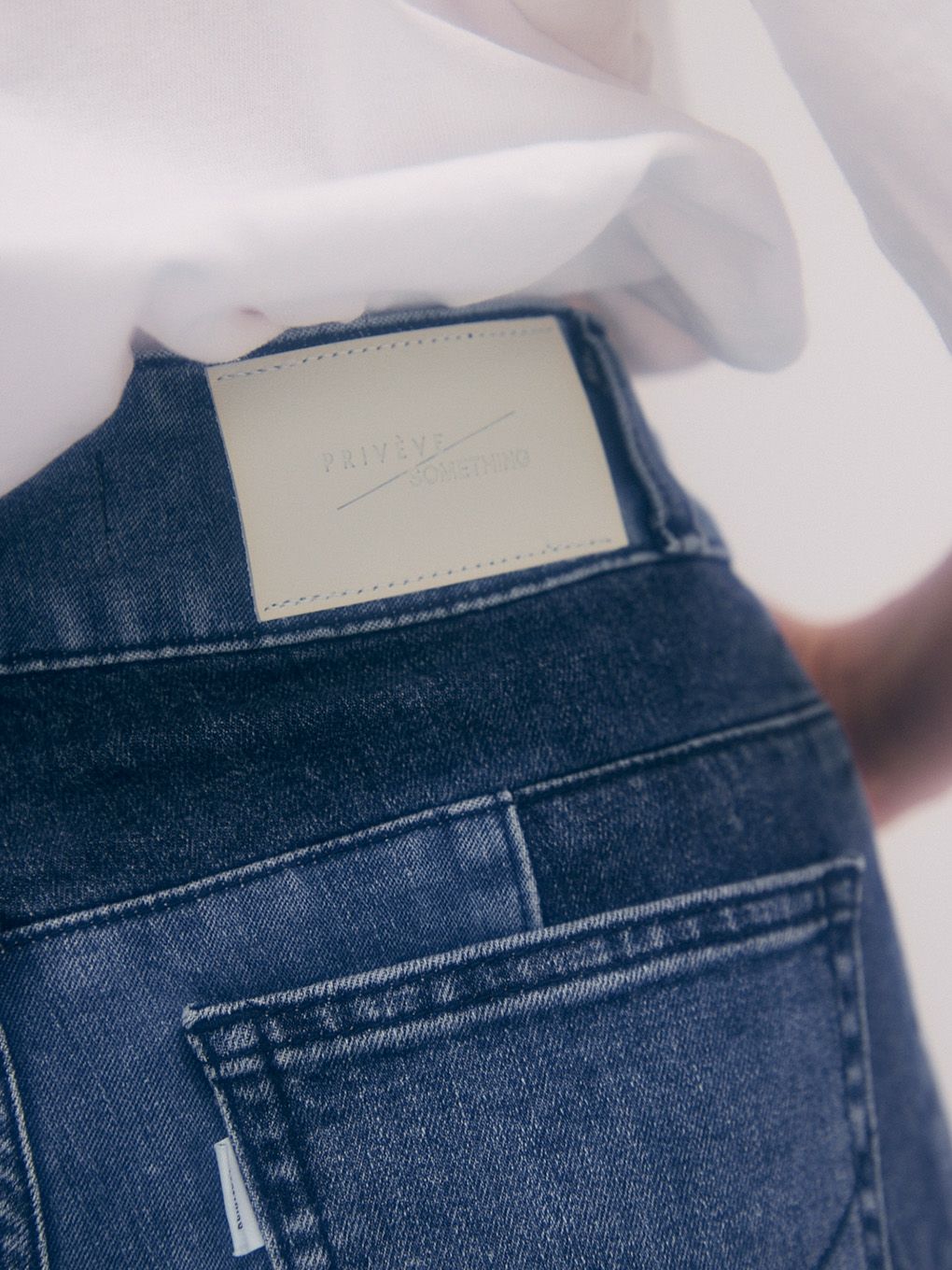 Priveve×SOMETHING PATCH WORK WIDE DENIM PANTS | Puff designs