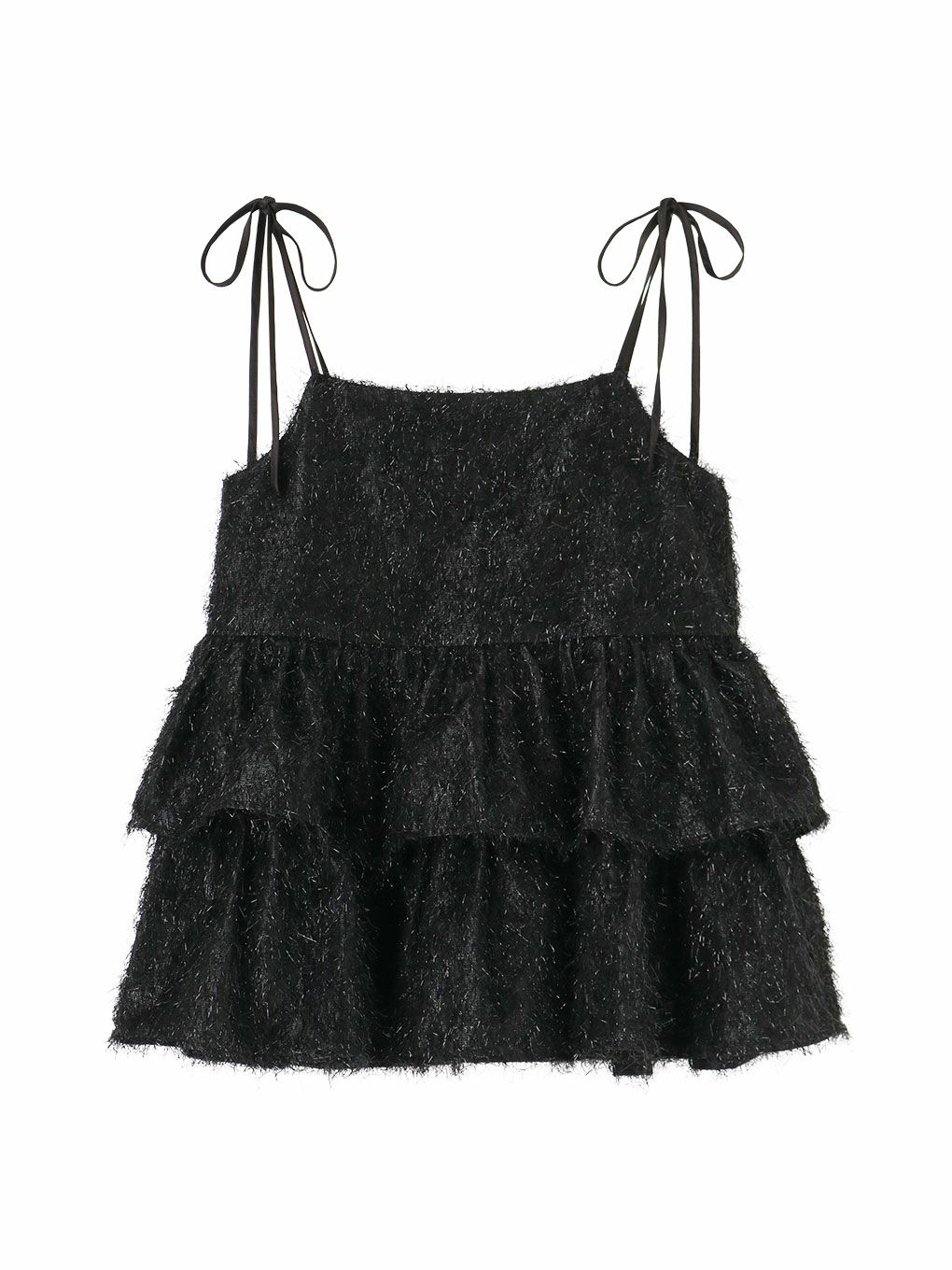 Sparkling Ribbon Camisole Tops