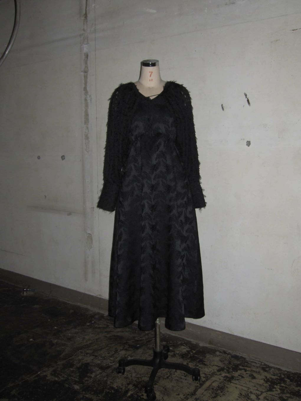THE TWO PIECE SET JACQUARD DRESS | Puff designs パフデザインズ