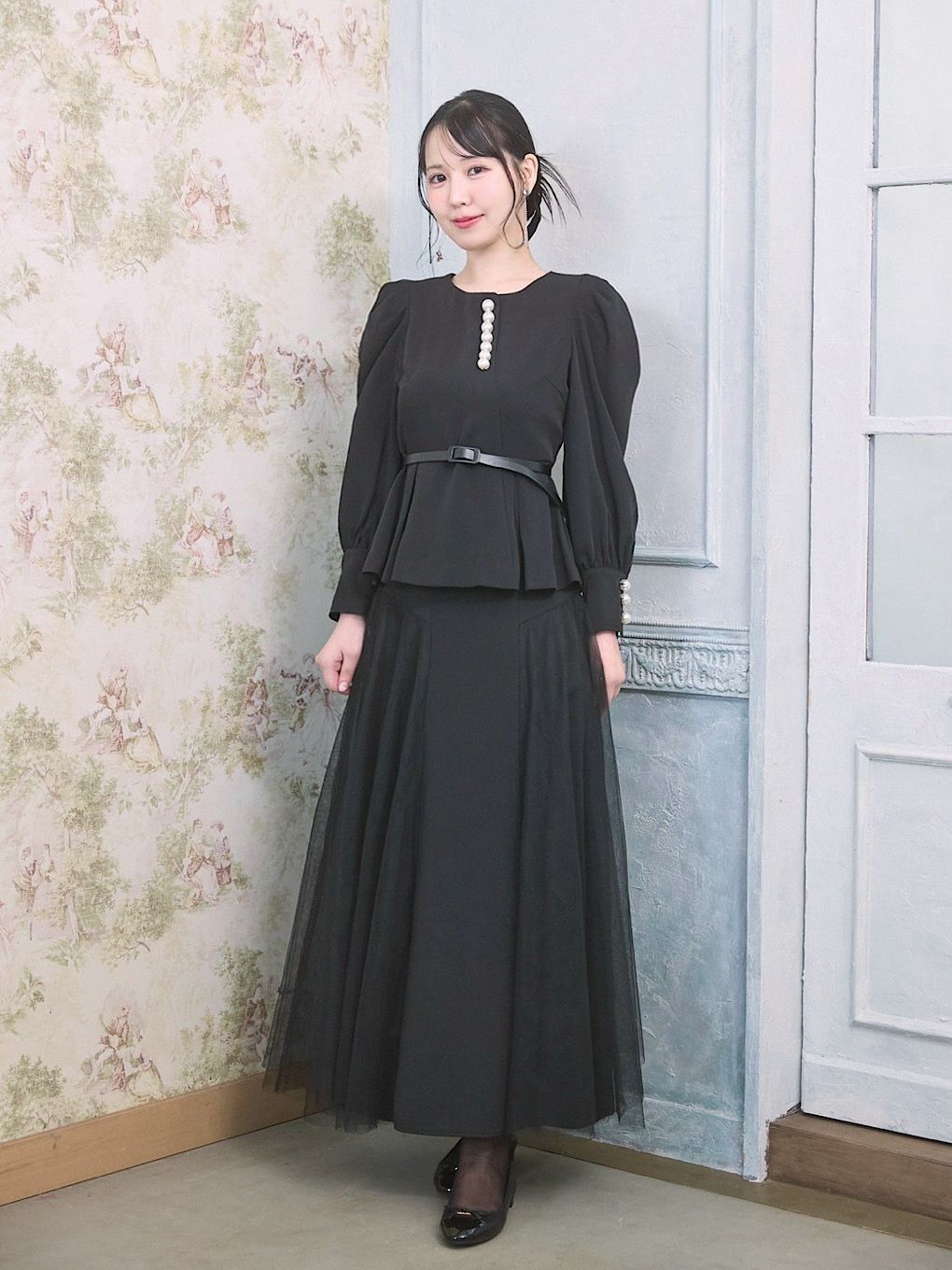新品　OHGA PEPLUM BLOUSE ぺプラムブラウス PEPLUM BLOUSE | OHGA
