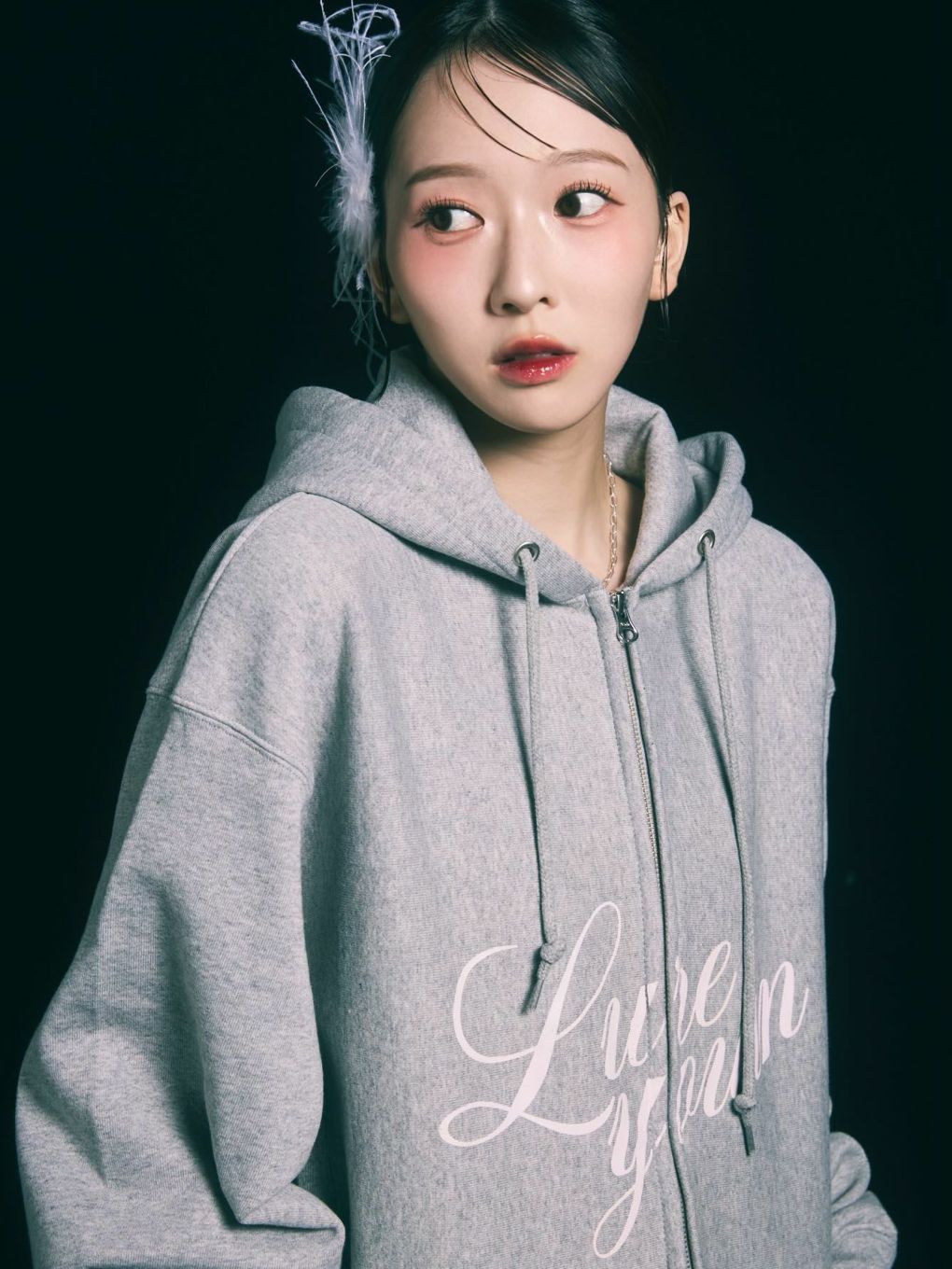 リュアユーイン Lure you in 刺繍ルーズスウェット リュアユーイン Lure you in 刺繍ルーズスウェットオンライン