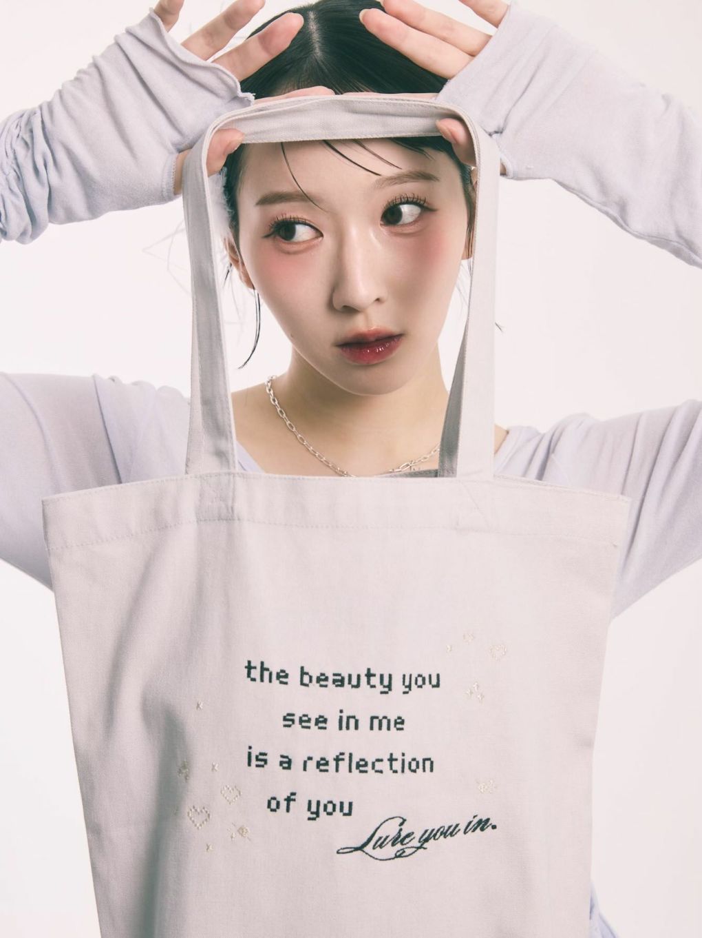DIGITAL LETTER TOTE BAG | Puff designs パフデザインズ