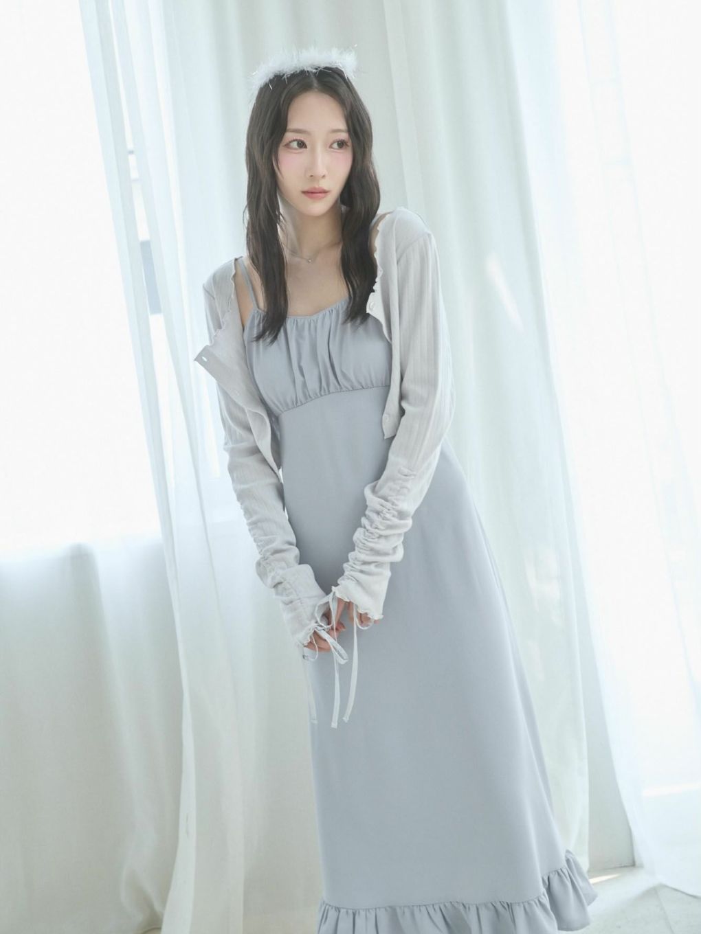 【新品タグ付き】Lure you in メロウコットンカーディガン ミルク MELLOW COTTON CARDIGAN | Puff designs パフデザインズ